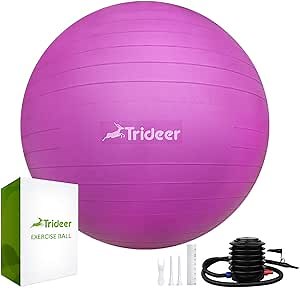 Trideer Yoga Ball Exercise Ball
