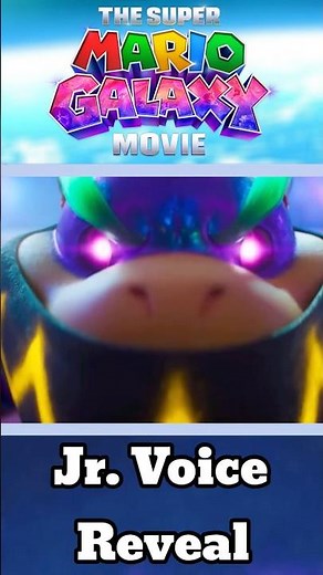 Bowser Jr. Voice Reveal - Super Mario Galaxy Movie