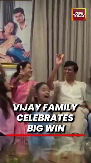 Tamil Nadu 2026: Vijay Family Celebrates as TVK Leads in Early Trends #tamilnaduelections