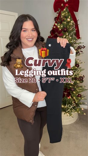 Ashley Behrends on Instagram: "Casual styled outfits with Amazon leggings 🖤✨ High-waisted, compressive and no seam legging options 10% with code IUGAASHLEY. Comment “SHOP” for links 🔗 #iuga #amazonfashion #casualoutfits #everydaystyle #ootd#leggingsoutfit #plussizefashion #styleinspo #affordablefashion"