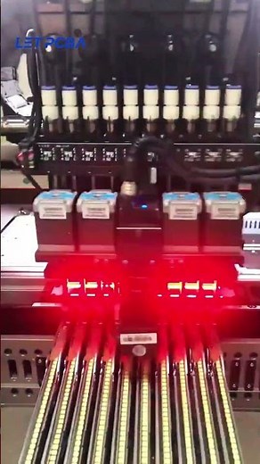 LED PCB Assembly Process | SMT LED Production Line #pcb #pcbassembly