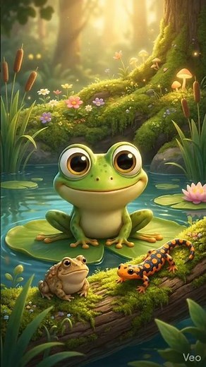 Amphibians Explained for Kids | Frog, Toad & Salamander Life Cycle | INFO AND FUN 🐸
