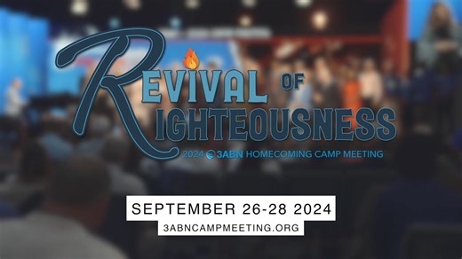 1.9K views · 83 reactions | 3ABN Camp Meeting is all about fellowship, life-changing messages, and a warm family atmosphere. Join us for 3ABN Homecoming Camp Meeting, “Revival of Righteousness,” from September 26-28, 2024. We can’t wait to see you there! https://3abncampmeeting.org | Three Angels Broadcasting Network (3ABN) | Facebook