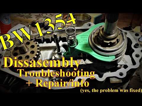 BW1354 Transfer Case Disassembly and Troubleshooting