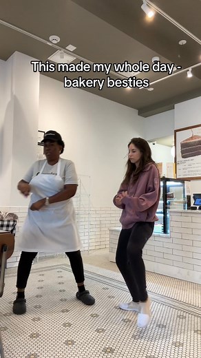 Good vibes are contagious — pass it on. Dancing with the sweetest soul.. The energy you give out is the energy you attract. This was at orwashers one of my fav bakeries!! | Jen Selter