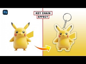 How to create Key Chain Design in Adobe Photoshop | Photoshop Tutorial