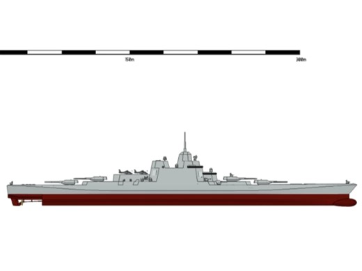 【NavalArt】（架空线）电磁导弹战列舰