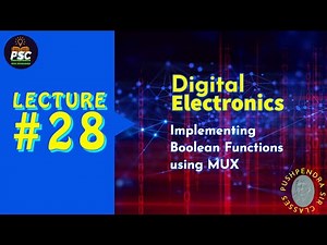 Implementing Boolean Functions using MUX