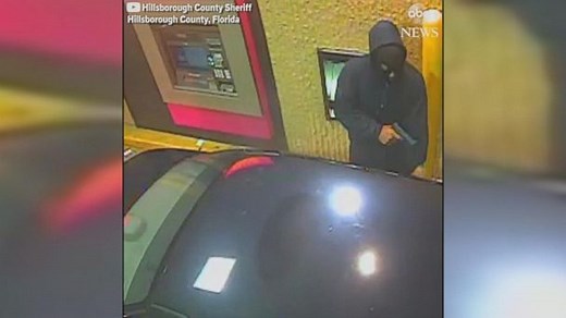 Man holds woman at gunpoint at Florida drive-up ATM