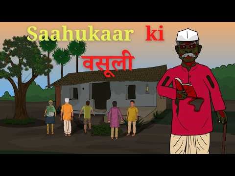 Bhootia Sahukar Ki Vasooli | Hindi Animated Horror Story | Real Village Horror
