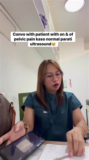 Causes of On-and-Off Pelvic Pain Intermittent pelvic pain can come from several systems: Gynecologic causes * Ovulation pain (mittelschmerz) * Menstrual cramps * Ovarian cyst * Endometriosis / endometrioma * Adenomyosis * Myoma (uterine fibroids) * Pelvic inflammatory disease (PID) * Endometrial or cervical polyps * Adhesions, especially after pelvic surgery or infection Pregnancy-related * Early pregnancy-related discomfort * Ectopic pregnancy — important to rule out when pregnancy is possible 