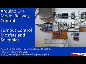 #138 Arduino for Model Railways - Turnout control using mosfets and solenoids.