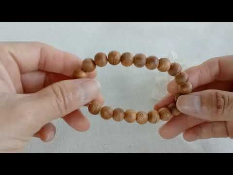 屋久杉ブレスレット｜森のぬくもりを手元に【B1】Yakusugi Wood Bracelet