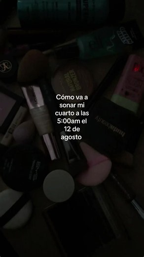 Cómo va a sonar mi cuarto a las 5:00 AM el 12 de agosto