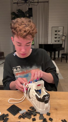 build a lego set with me 🤍👟 | James Charles