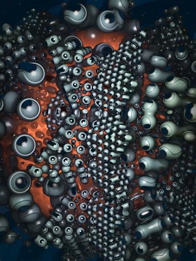 Oculus | Audio-Reactive 🔊🎨⚡️ Full Dose in bio! #visualdose #audioreactive #melodictechno #generativeart #vj #digitalart