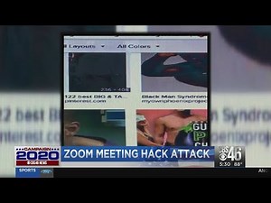 Zoom meeting hack attack