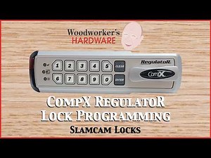How to Program the CompX Regulator Lock for Slam-Cam Use (Self-Locking Guide)