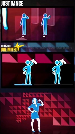 Womanizer - JD1 vs JDU | Short Pictogram Comparison #britneyspears #womanizer #justdance