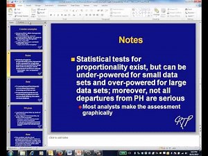 Cox model: proportional hazards assumption