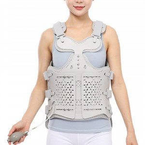 [Hot Item] Medical Breathable Harness Double Air Bag Thoracic and Lumbar Fixed Brace Orthopedic Spinal Rehabilitation Equipment