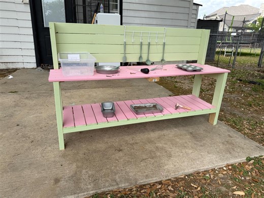 DIY Mud Kitchen Plans | Beginner Woodworking Outdoor Play Plans (PDF Download) - Etsy