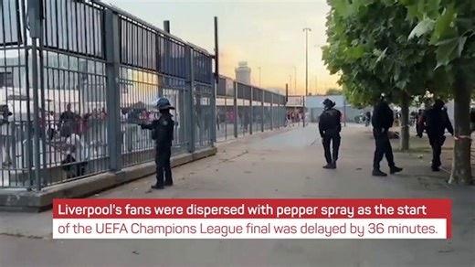 Pepper spray used on fans as Champions League final delayed | OneFootball