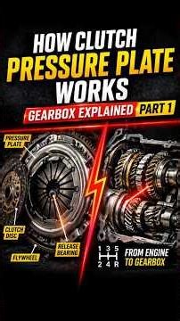 Clutch Pressure Plate | Gearbox | Part-1 #unfold_labs #tech #automobile #facts #viral #cartok #facts