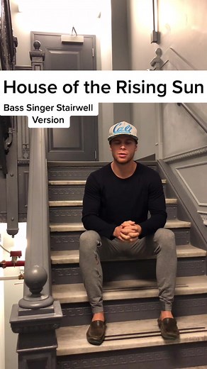 Bass Singer Stairwell Version of House of the Rising Sun