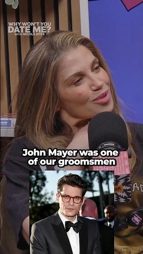 Danielle Fishel had John Mayer as a Groomsman