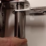 Cafe Door Hinges, Saloon Door Hardware, Double Action Door Hinge for Bar, Coffee Shop, Swing Door, Heavy Duty 304 Stainless Steel (Black, MIN 1PCS)