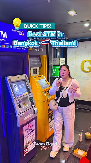 𝑩𝒂𝒏𝒈𝒌𝒐𝒌 𝑻𝒉𝒂𝒊𝒍𝒂𝒏𝒅 🇹🇭 : BEST ATM (up to 30,000 baht withdrawal limit) ⭐️𝐊𝐥𝐨𝐨𝐤 𝐂𝐨𝐝𝐞: 𝑻𝑬𝑨𝑴𝑶𝑮𝑨𝑫𝑲𝑳𝑶𝑶𝑲 . . #thailand #travel #atm #fyp #foryoupageofficiall