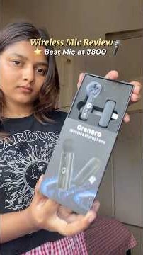 **Voiecover Test🎤😱Only at ₹800⭐️Best for Beginners ✅#bestmicforyoutubevideos#grenarowirelessmic#yt