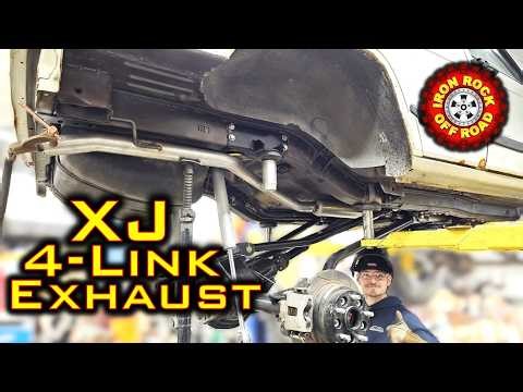 XJ 4-Link Exhaust Install! 🔥 Perfect Match for IRO 4-Link Suspension!