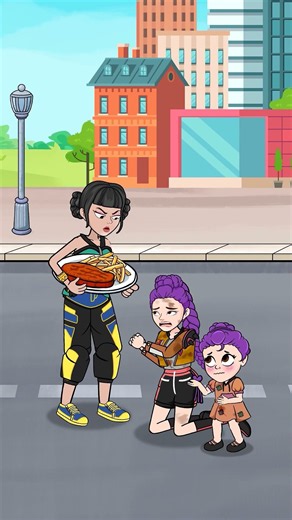 What is the fastest way to get food to Rumi and her mother?#kpopdemonhunters #shorts #roblox