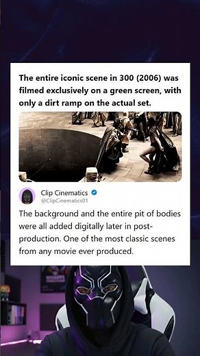 300 2006 Iconic Scene Was Filmed Entirely on Green Screen with Only a Dirt Ramp