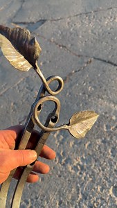 4K views · 454 reactions | Sometimes simple is best. Leaf hooks to hold a library ladder to the wall . #frontstepforge #blacksmithing #handmade #madeincanada #forging #hook | Front Step Forge | Facebook