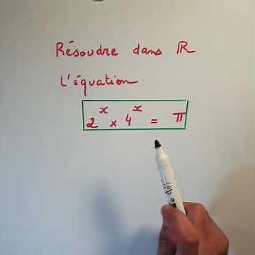 Résoudre une équation avec des puissances et logarithmes. MATHS TERMINALE