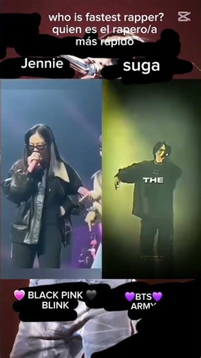 rapping skills #suga #jennie