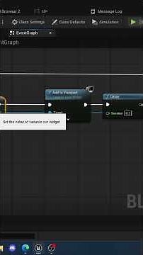 Unreal Engine 5 UI – Blueprint Tutorial – Set Widget Visibility in UMG #unrealenginedersleri