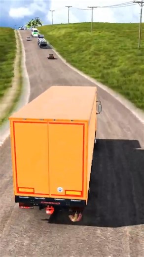 Bác Tài Điều khiển chiếc xe TẢI bỊ tuột dốc #ets2gameplay #trucksmod #truckingsims