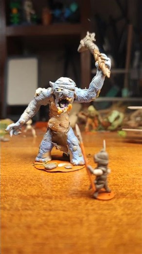 cave troll from clay #clay #troll #trollface #hobbit #hobby #пластилин #music #хоббит #музыка #влог