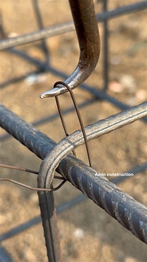 Steel column wire fitting new idea