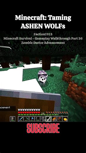 Minecraft: Taming ASHEN WOLFs 1.21 #minecraft #minecraftsurvival #minecraftgameplay #minecraftwolf