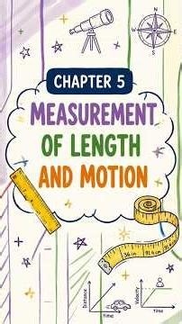 Class6 Science Chapter 5 Measurement of Length & Motion #class6science #length #motion #measurement