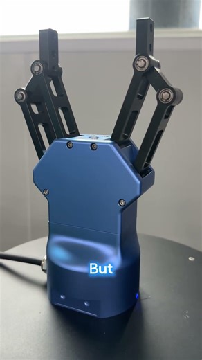 Why does integrating a servo motor into a gripper significantly improve efficiency?