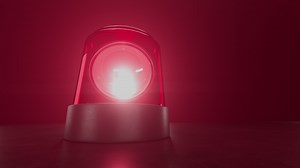 Download Loop red emergency flasher with volume light in 4k for free