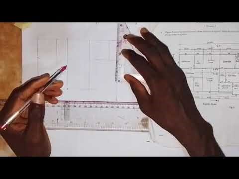 Solution to WAEC Question on Building Drawing PLAN Part 1 - Revised Edition