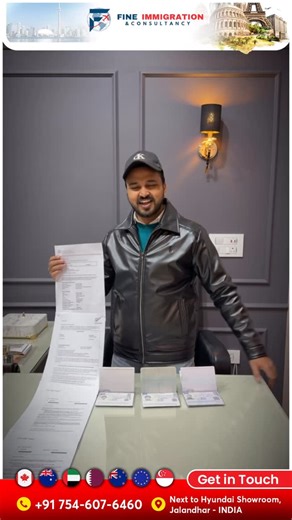 Fine Immigration & Consultancy on Instagram: "🌟 Get Your Dream Visa! 🌟 No funds? No sponsorship? No travel history? Don’t worry — we make your travel dreams possible! ✈️✨ Whether you’re single, a couple, or with family, we provide expert guidance to secure your visa smoothly and successfully. 💼 No Travel History & Low Funds Accepted ✅ CONTACT US TODAY TO GET YOUR DREAM VISA! 📞 Call Now: +91 75460 76460 📍 Visit Us: Next to Hyundai Showroom, Wadala Chowk, Jalandhar #DreamVisa #VisaApproved #E