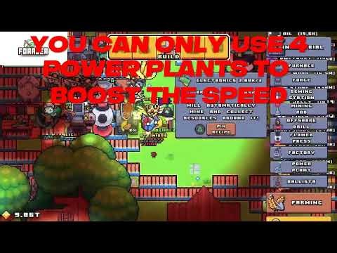 HOW TO USE POWER PLANTS IN FORAGER